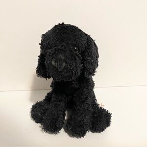 Russ Black Lab Plush Puppy Dog Black 5" Mini Bean Bag Stuffed Animal Toy
